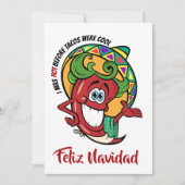 Piment Feliz Navidad Invitation (Devant)