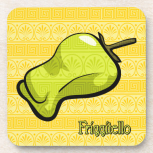 Piment Friggitello Dessous de Verre en Plastique