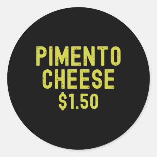 Pimento Cheese Golf Dad Master Golf Players August Ronde Sticker (Voorkant)