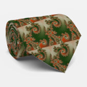 Pimento Olive Double Spiral Stropdas (Opgerold)