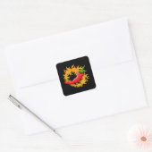Piments de chili avec stickers flamme (Enveloppe)