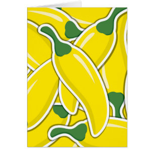 Piments de piment jaune funky