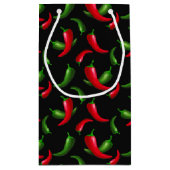 Piments motif petit sac cadeau (Dos)