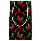 Piments motif petit sac cadeau (Devant)