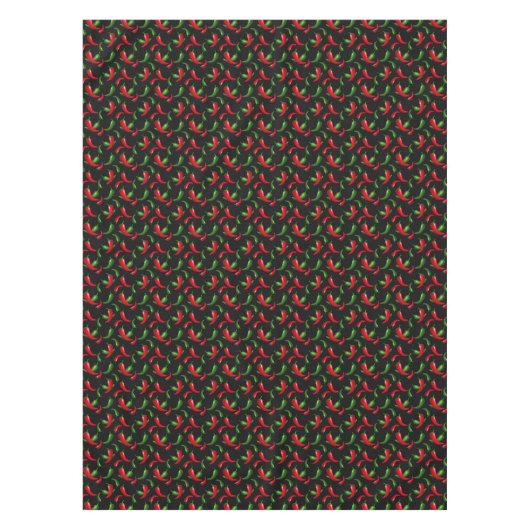 Piments Piments Nappe motif du Sud-Ouest (Devant)