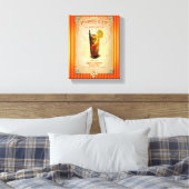 Pimm's Cup Cocktail Canvas Afdruk (Insitu (Slaapkamer))