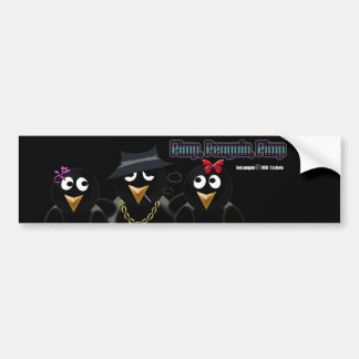 Pimp Penguin Pimp Bumpersticker