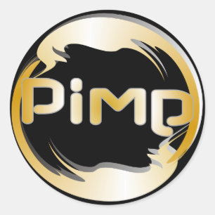 PIMP-versneller Ronde Sticker