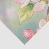 Pimpelmees op appelboom lente decoupage tissuepapier (Detail)