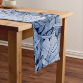 Pimpernel Blue Monotone, William Morris Korte Tafelloper (Voorbeeld)