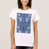 Pimpernel Blue Monotone, William Morris T-shirt (Voorkant)