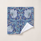 Pimpernel Blue, William Morris Bad Handdoek (Wasdoekje)