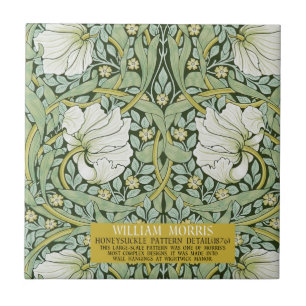 Pimpernel Design van William Morris Tegeltje