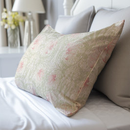Pimpernel Dusty Pink Mint Groen Patroon Morris Kussensloop