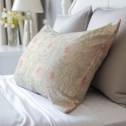 Pimpernel Dusty Pink Mint Groen Patroon Morris Kussensloop