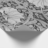 Pimpernel Gray Monotone, William Morris Cadeaupapier (Hoek)