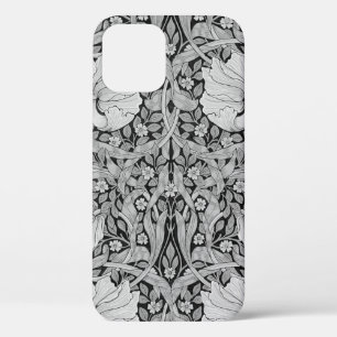 Pimpernel Gray Monotone, William Morris iPhone 12 Hoesje