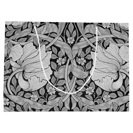Pimpernel Gray Monotone, William Morris Large Gift Groot Cadeauzakje (Achterkant)