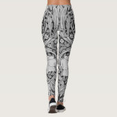 Pimpernel Gray Monotone, William Morris Leggings (Achterkant)