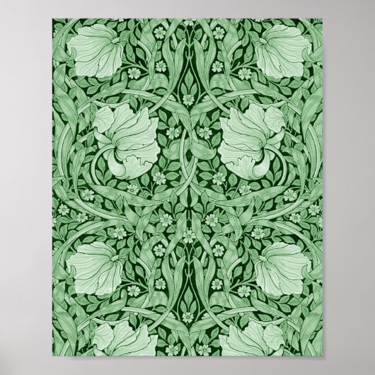 Pimpernel Green, William Morris Poster (Voorkant)