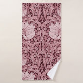 Pimpernel Maroon, William Morris (Serviette de bain)