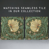Pimpernel naadloos 2/2 William Morris Arts Crafts Tegeltje