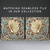 Pimpernel naadloos 2/2 William Morris Arts Crafts Tegeltje