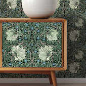 Pimpernel Naadloos 3 van 12 Sage Groen Blauw Tegeltje