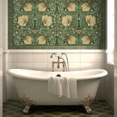 Pimpernel Naadloos 3 van 12 Warm Geel Salie Groen Tegeltje