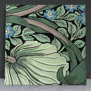 Pimpernel Naadloos 4 van 12 Sage Groen Blauw Tegeltje