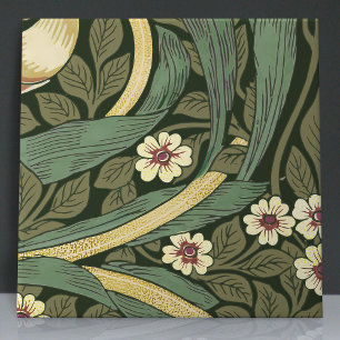 Pimpernel Naadloos 6 van 12 Faux Gold & Sage Green Tegeltje