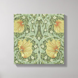 Pimpernel Pattern (door William Morris) Canvas Afdruk