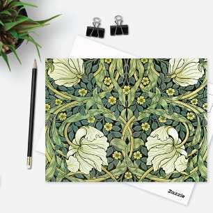 Pimpernel Poppies Floral Pattern William Morris Briefkaart