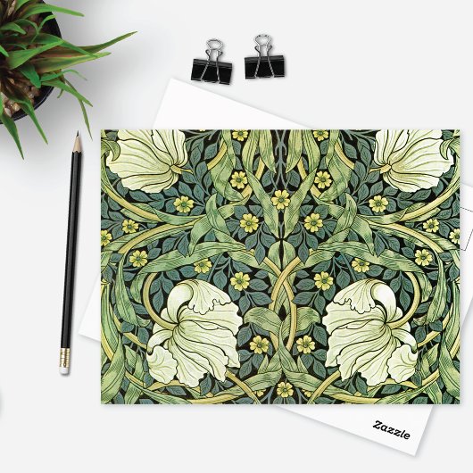 Pimpernel Poppies Floral Pattern William Morris Briefkaart