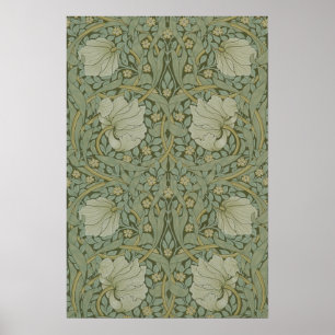 Pimpernel van William Morris Floral Textile Poster