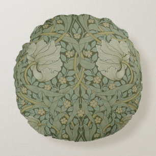 Pimpernel van William Morris  Floral Textile Rond Kussen