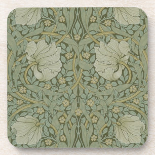 Pimpernel van William Morris Vintage Bloemendessin Bier Onderzetter