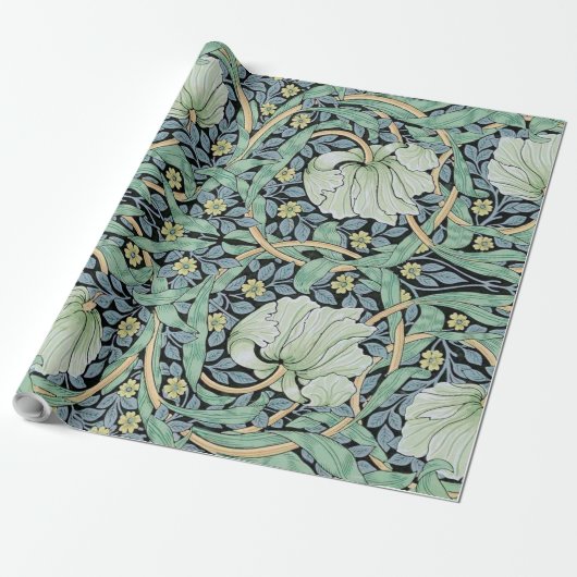 Pimpernel, William Morris Cadeaupapier (Uitgerold)