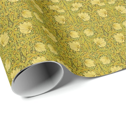 Pimpernel William Morris Pattern Bloemen Cadeaupapier (Rol Hoek)