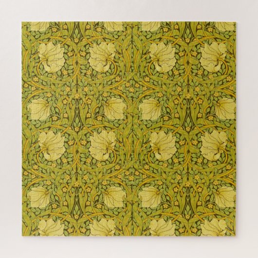 Pimpernel William Morris Pattern  Bloemen Legpuzzel (Verticaal)