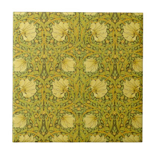 Pimpernel William Morris Pattern - Bloemen Tegeltje