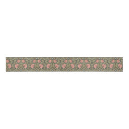 Pimpernel William Morris - SAGE PEACH Grosgrain Ri Grosgrain Lint