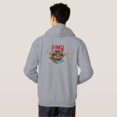 Pimu Sweat à capuche pour hommes (Dos entier)