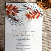 Pin Brown cônes, Aiguilles de pin Invitations de m