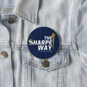 Pin/Button - Sharpe Way Ronde Button 7,6 Cm (In situ)