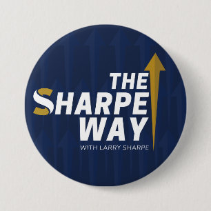 Pin/Button - Sharpe Way Ronde Button 7,6 Cm