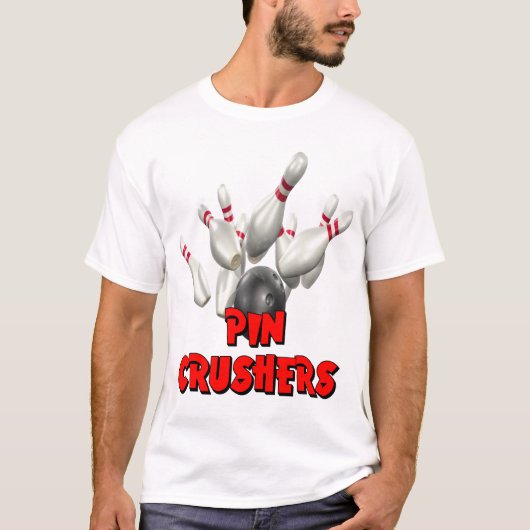 Pin Crushers Bowling T-shirt (Voorkant)
