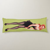 Pin de cru vers le haut de la fille No6 - coussin (Dos)