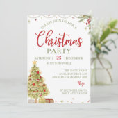 Pin de Noël Invitation fête d'anniversaire (Debout devant)