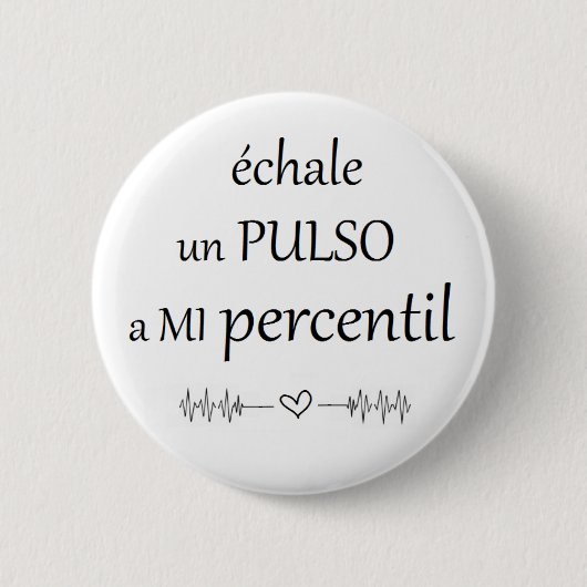 Pin de pulso al percentil ronde button 5,7 cm (Voorkant)